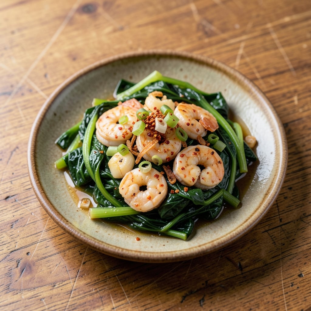 Cah Kangkung Udang Bawang