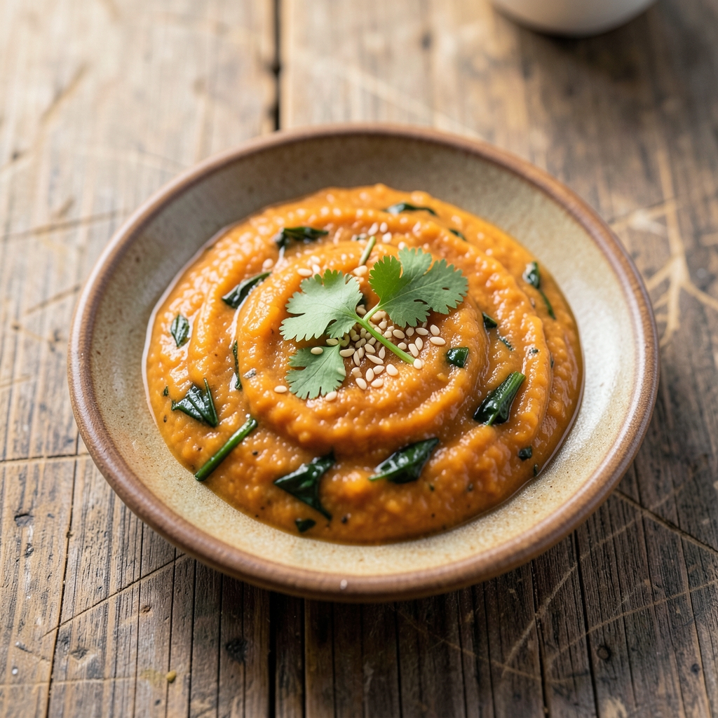 Puree Ubi Jalar Kangkung