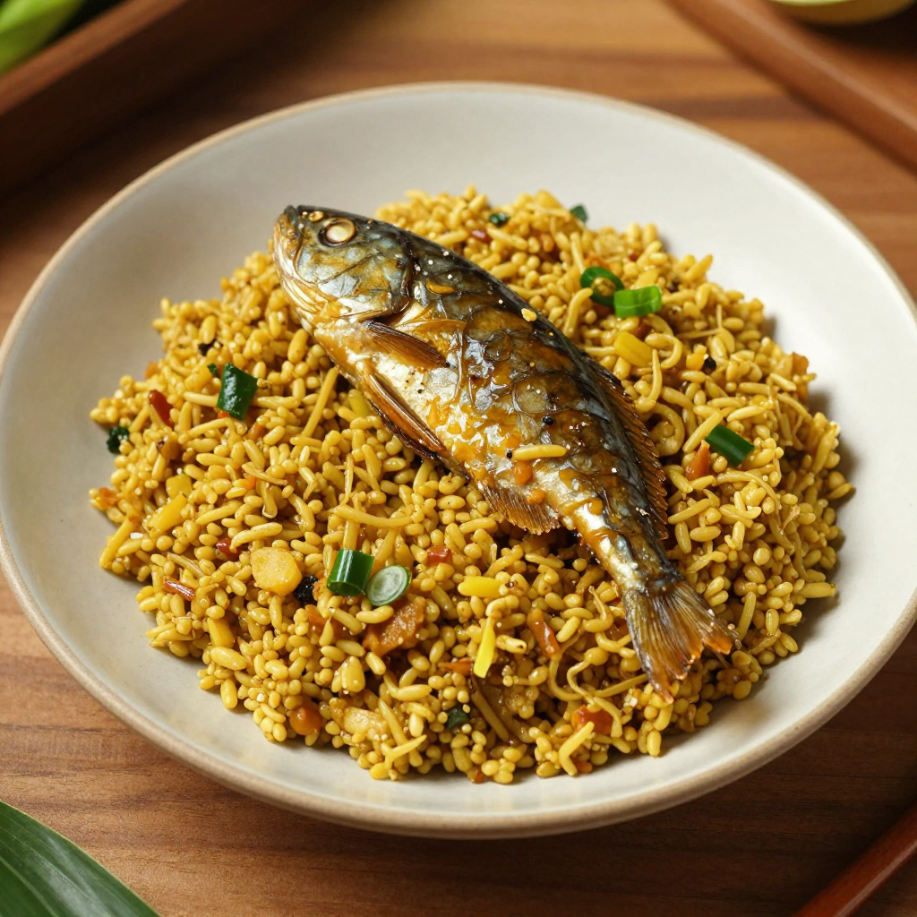Bubur Ikan Gabus Bayam