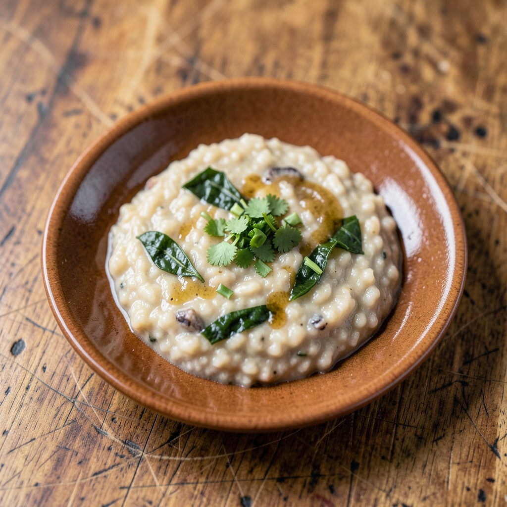 Bubur Daun Kelor Ikan Teri