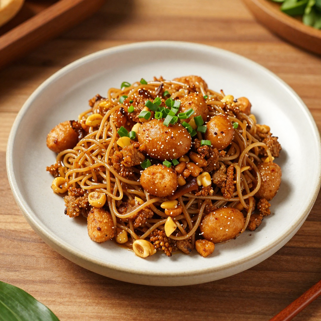 Singkong Rebus Urap Kacang