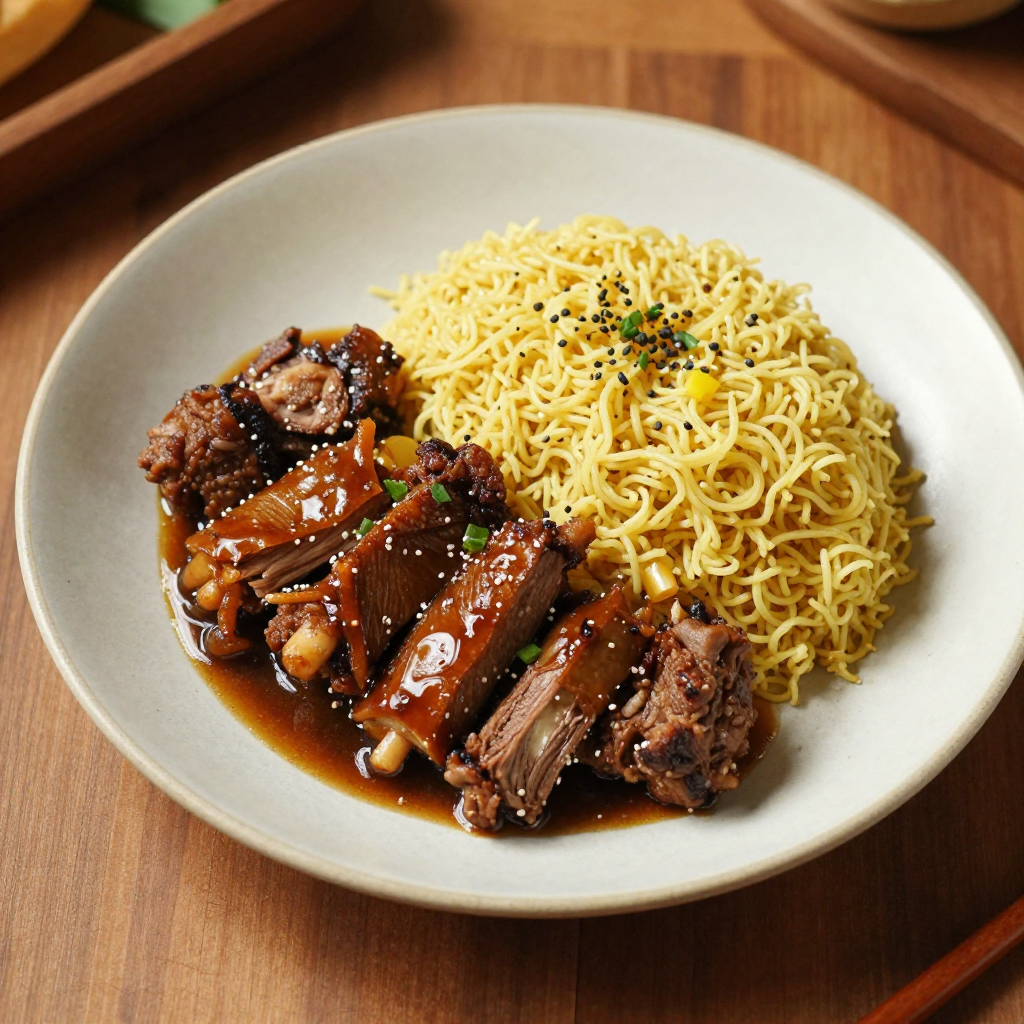 Nasi Tim Daging Sapi Labu Siam