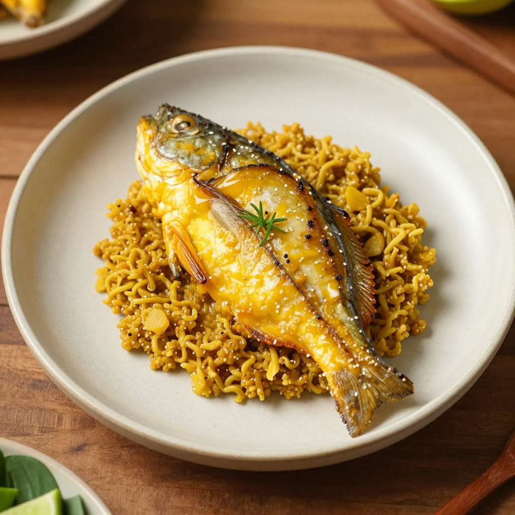 Puree Labu Kuning Ikan Patin