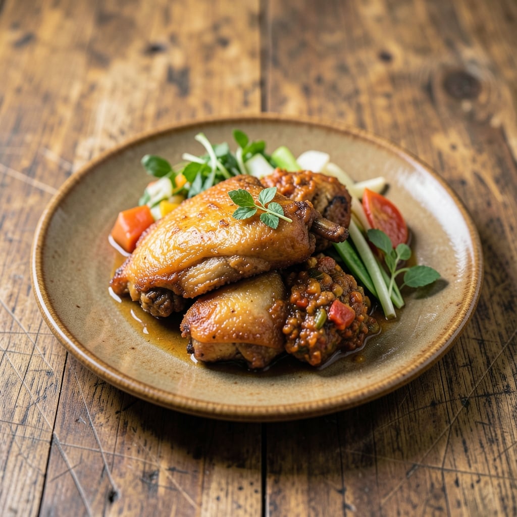 Bebek Goreng Lalapan Sambal